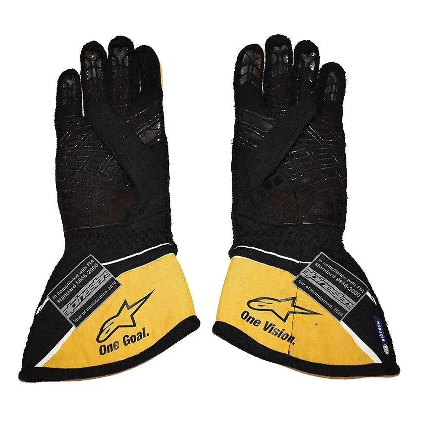 2018 Nico Hulkenberg Renault Formula 1 Race Gloves - Speedxcrafts