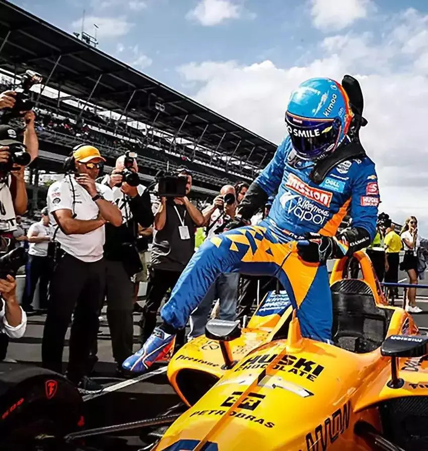2019 Fernando Alonso Indy 500 McLaren F1 Gloves - Speedxcrafts