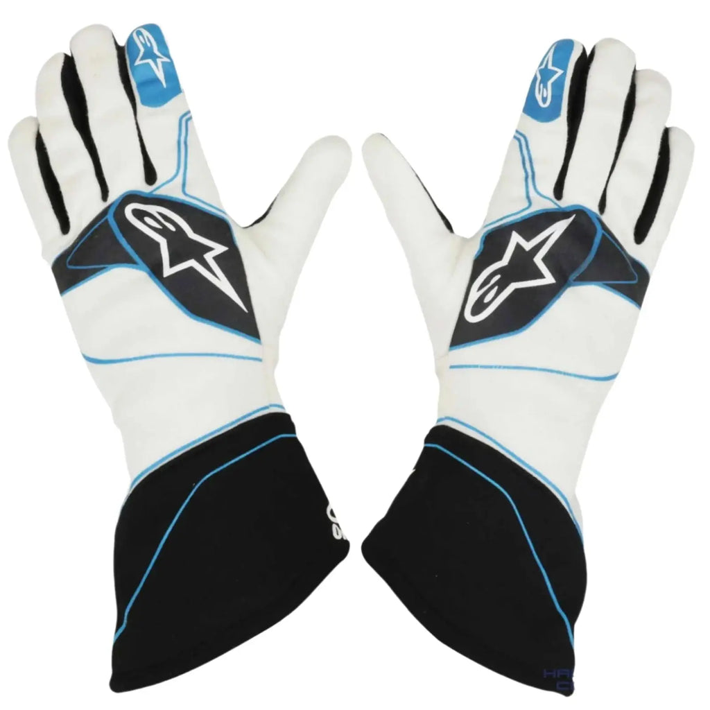 2019 George Russell Williams F1 Race Gloves | Official Team Gear - Speedxcrafts