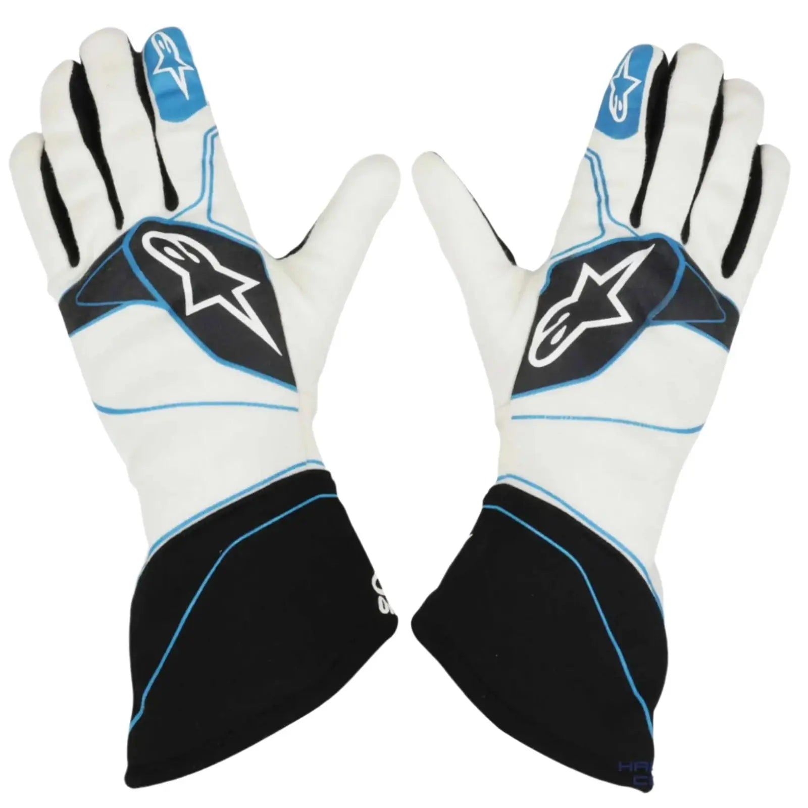 2019 George Russell Williams F1 Race Gloves | Official Team Gear - Speedxcrafts