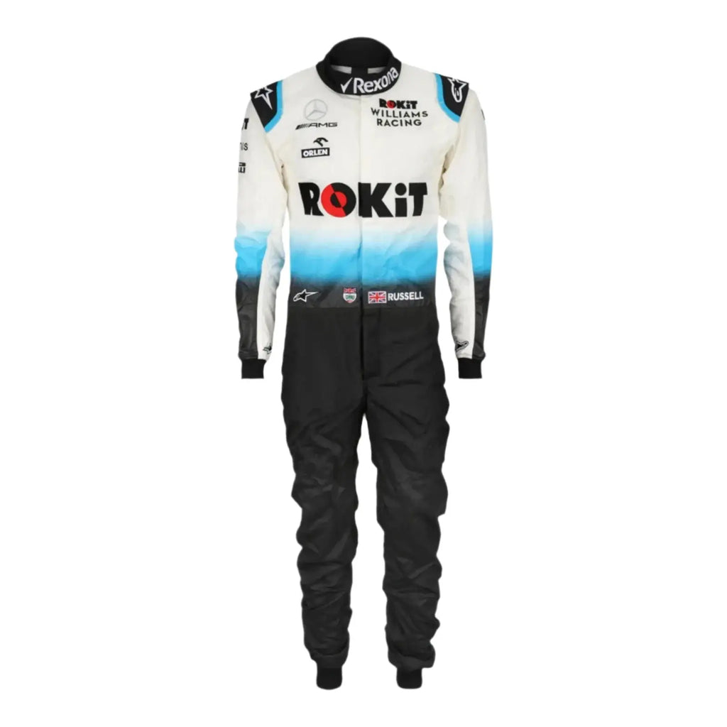 2019 George Russell Williams Racing F1 Race Suit - Speedxcrafts