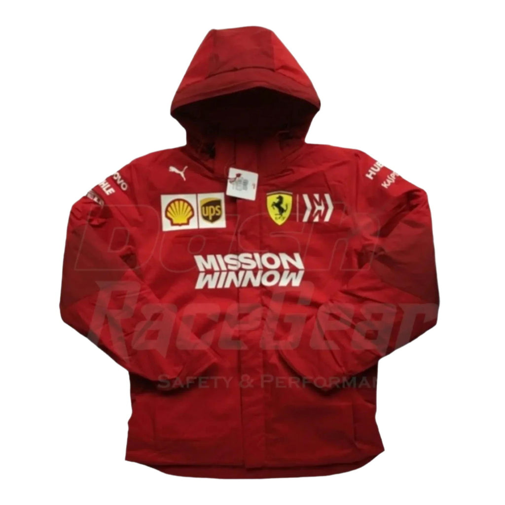 2019 Charles Leclerc Ferrari F1 WINTER JACKET - Speedxcrafts