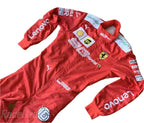 2019 Charles Leclerc Scuderia Ferrari 90 Years Embroided Racing Suit - Speedxcrafts