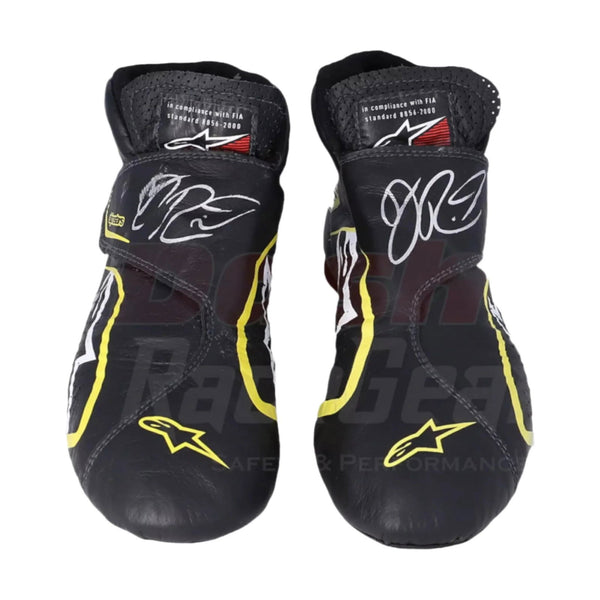 2019 DANIEL RICCIARDO RENAULT F1 RACE BOOTS - Speedxcrafts