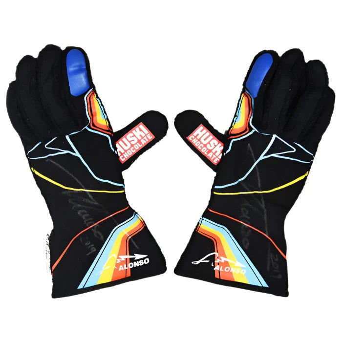 2019 Fernando Alonso Indy 500 McLaren F1 Gloves - Speedxcrafts