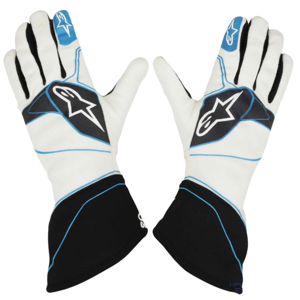 2019 George Russell Williams F1 Race Gloves | Official Team Gear - Speedxcrafts