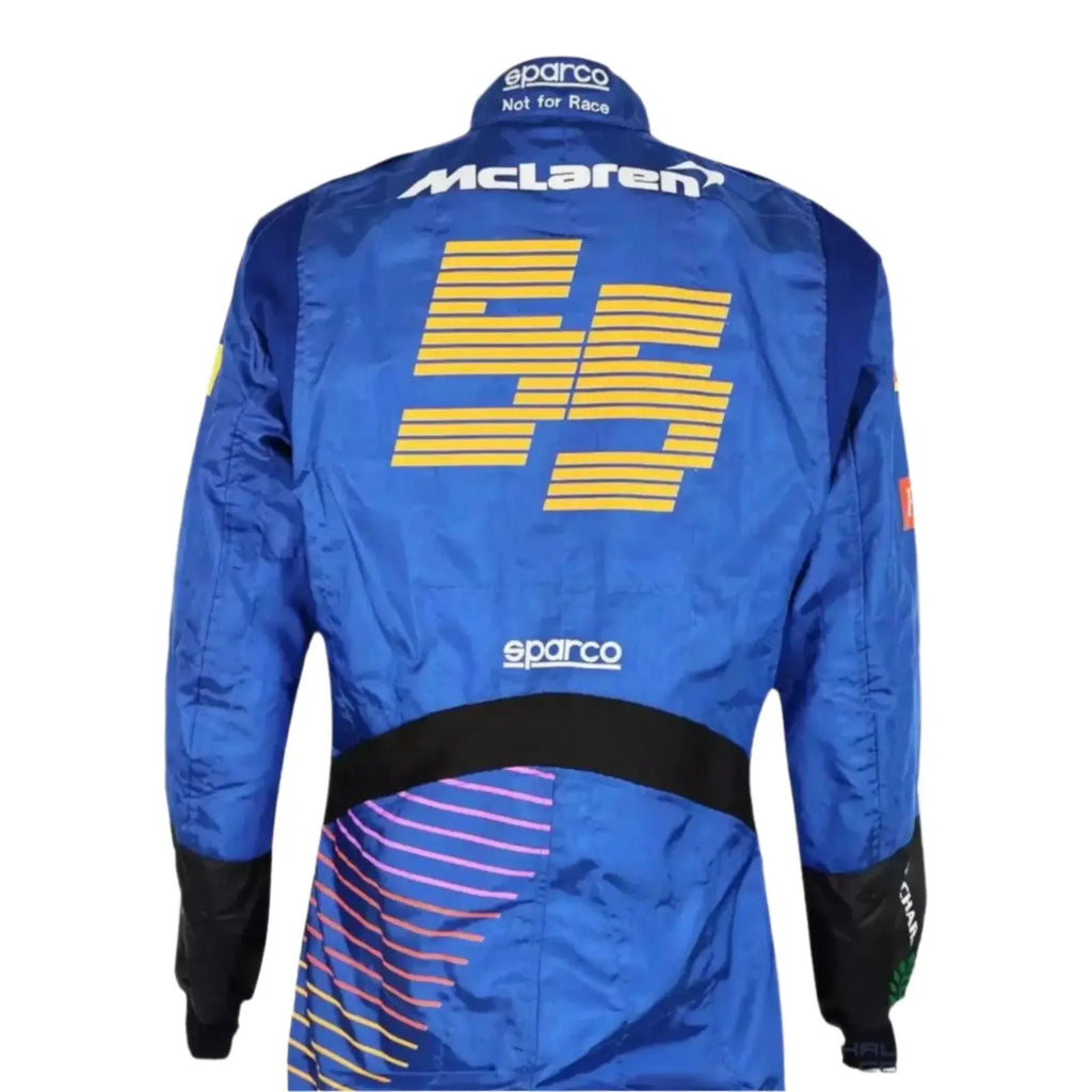 2020 Carlos Sainz McLaren F1 Racing Suit | Official Team Gear - Speedxcrafts