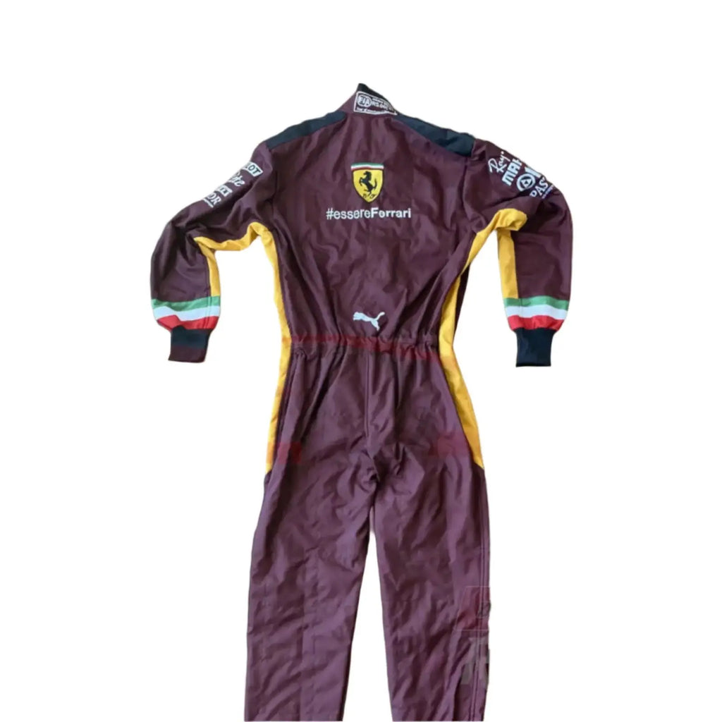 2020 Charles Leclerc Ferrari 1000 GP F1 Embroidered Racing suit - Speedxcrafts