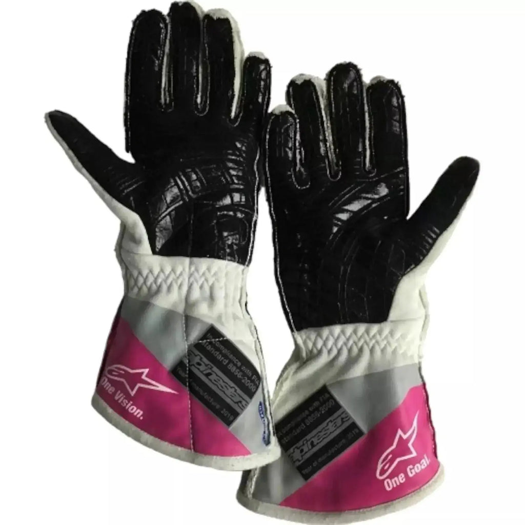 2020 Lance Stroll Racing Gloves F1 Racing Gloves - Speedxcrafts