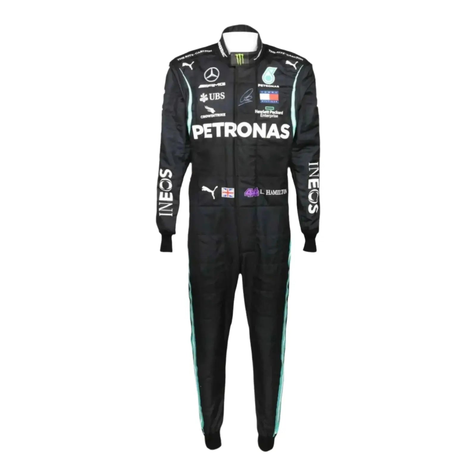 2020 Lewis Hamilton Mercedes AMG F1 Replica Race Suit - Speedxcrafts