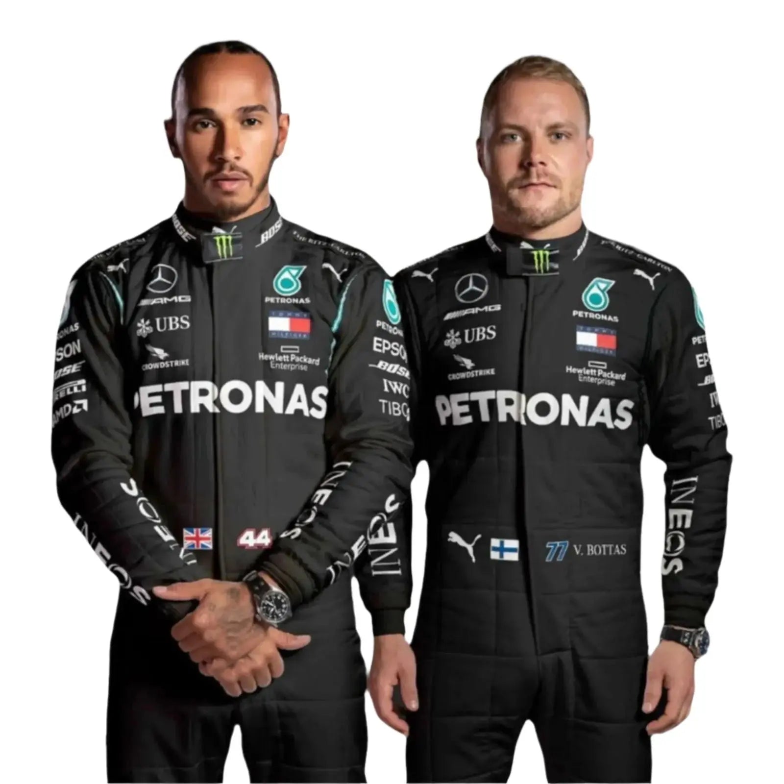 2020 Lewis Hamilton Mercedes AMG Petronas F1 Team Race Suit - Speedxcrafts