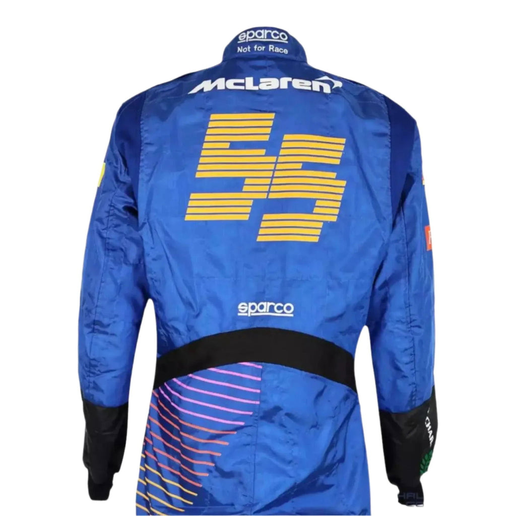 2020 Carlos Sainz McLaren F1 Racing Suit | Official Team Gear - Speedxcrafts