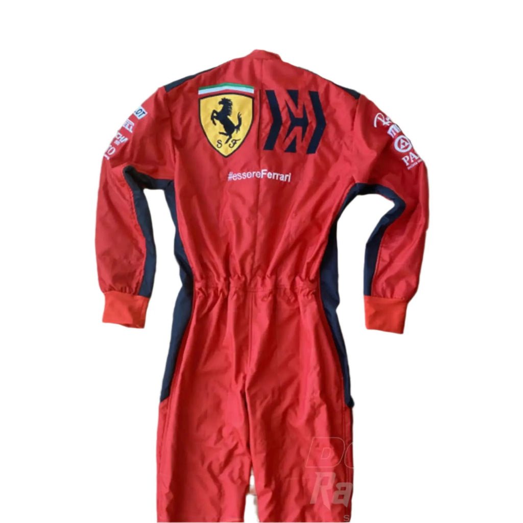 2020 Charles Leclerc Ferrari Mission Winnow F1 Embroidered Racing Suit - Speedxcrafts