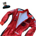 2020 Charles Leclerc Ferrari Mission Winnow F1 Embroidered Racing Suit - Speedxcrafts