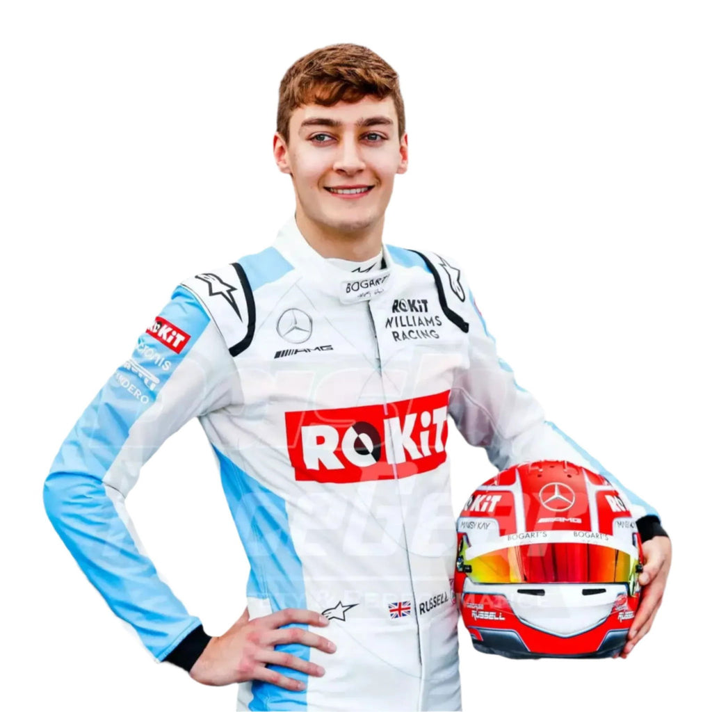 2020 George Russell Williams Racing F1 Race Suit - Speedxcrafts