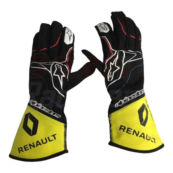 2020 RENAULT ESTEBAN OCON F1 RACE GLOVES - Speedxcrafts