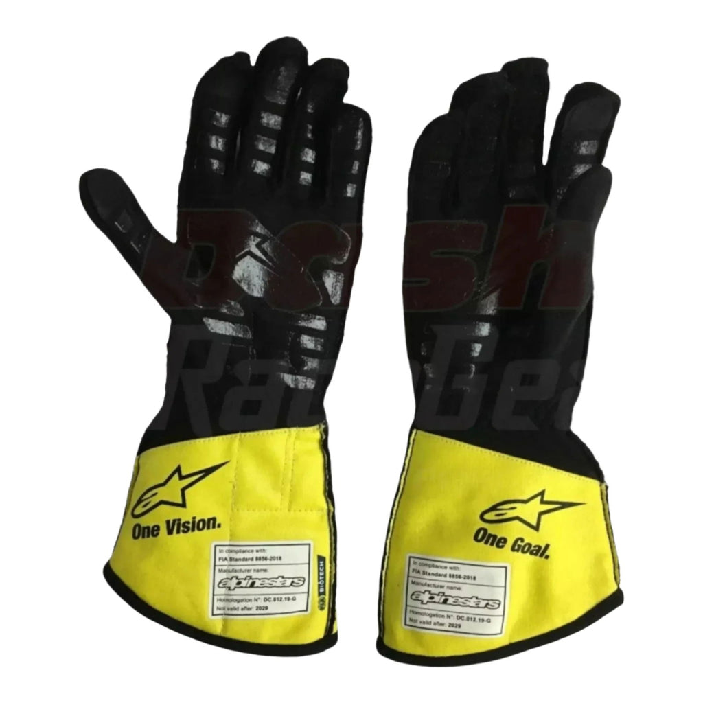 2020 RENAULT ESTEBAN OCON F1 RACE GLOVES - Speedxcrafts