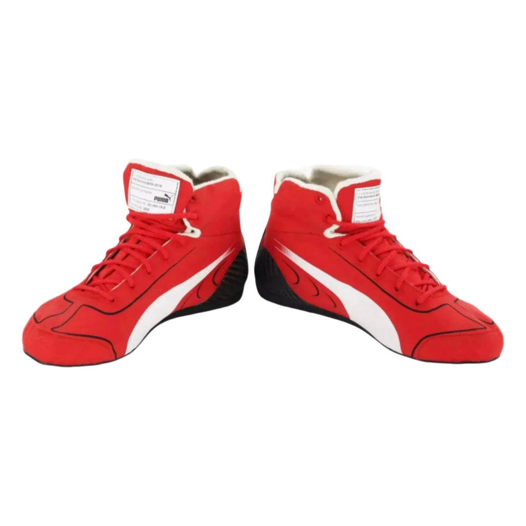 2020 Sebastian Vettel Ferrari F1 Race Boots - Speedxcrafts