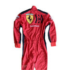 2020 Sebastian Vettel Ferrari Mission Winnow F1 Embroidered Racing suit - Speedxcrafts