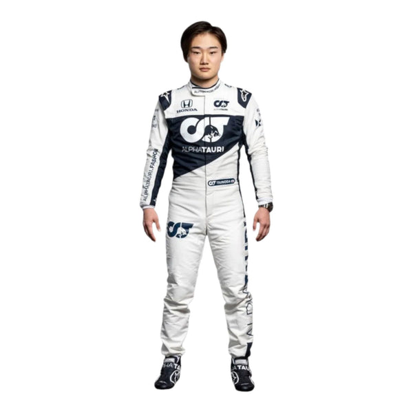 2020 Yuki Tsunoda AlphaTauri F1 Race  Suit - Speedxcrafts