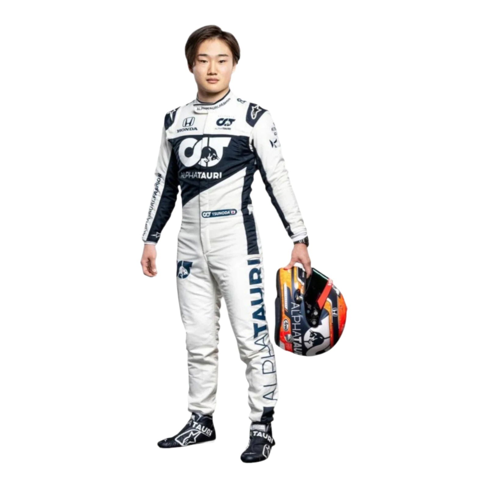 2020 Yuki Tsunoda AlphaTauri F1 Race  Suit - Speedxcrafts