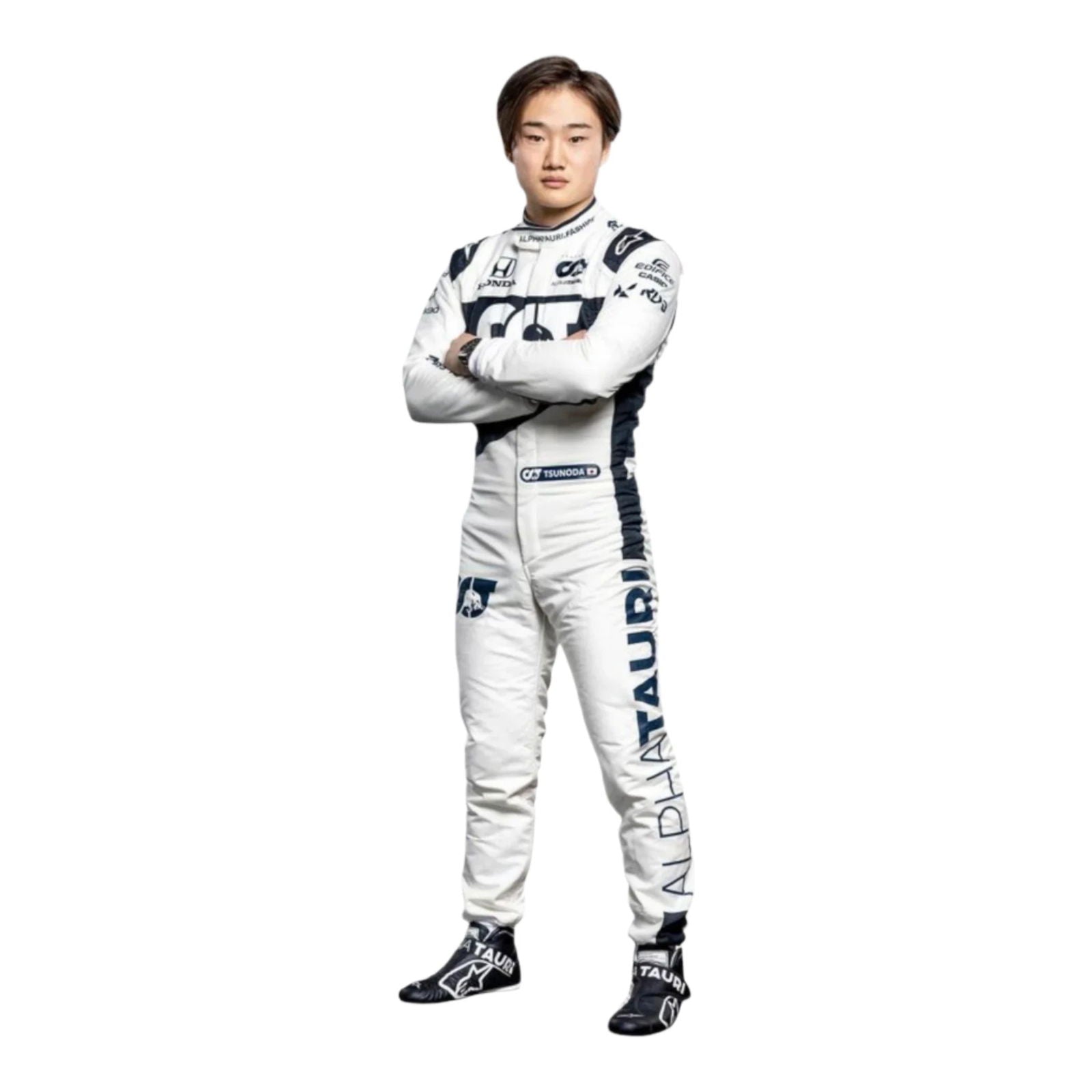 2020 Yuki Tsunoda AlphaTauri F1 Race  Suit - Speedxcrafts