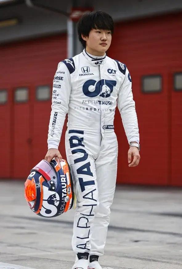 2020 Yuki Tsunoda AlphaTauri F1 Race  Suit - Speedxcrafts