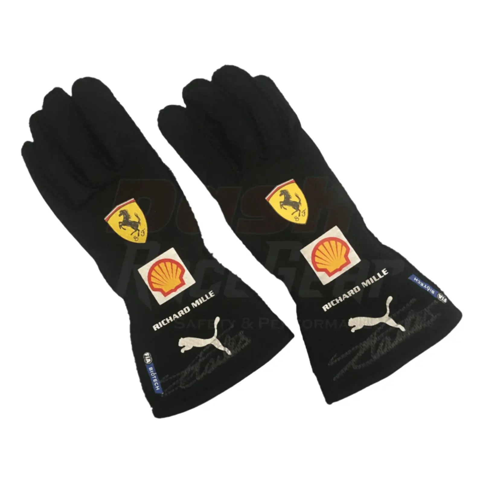 2021 Charles Leclerc Richard Mille Scuderia Ferrari Formula 1 Gloves - Speedxcrafts