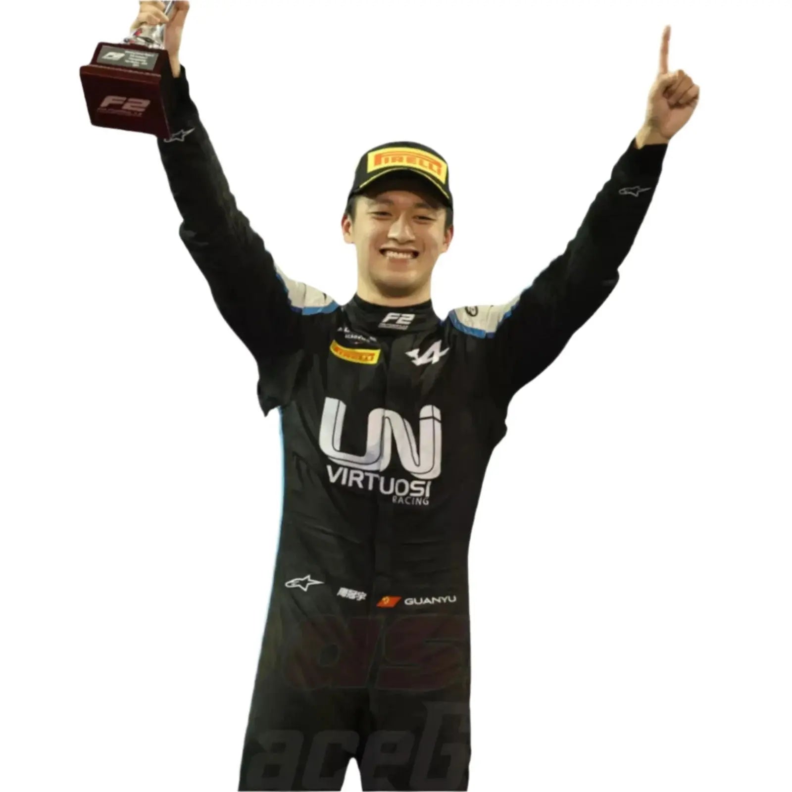 2021 Zhou Guanyu Formula 2 Race Suit - Speedxcrafts