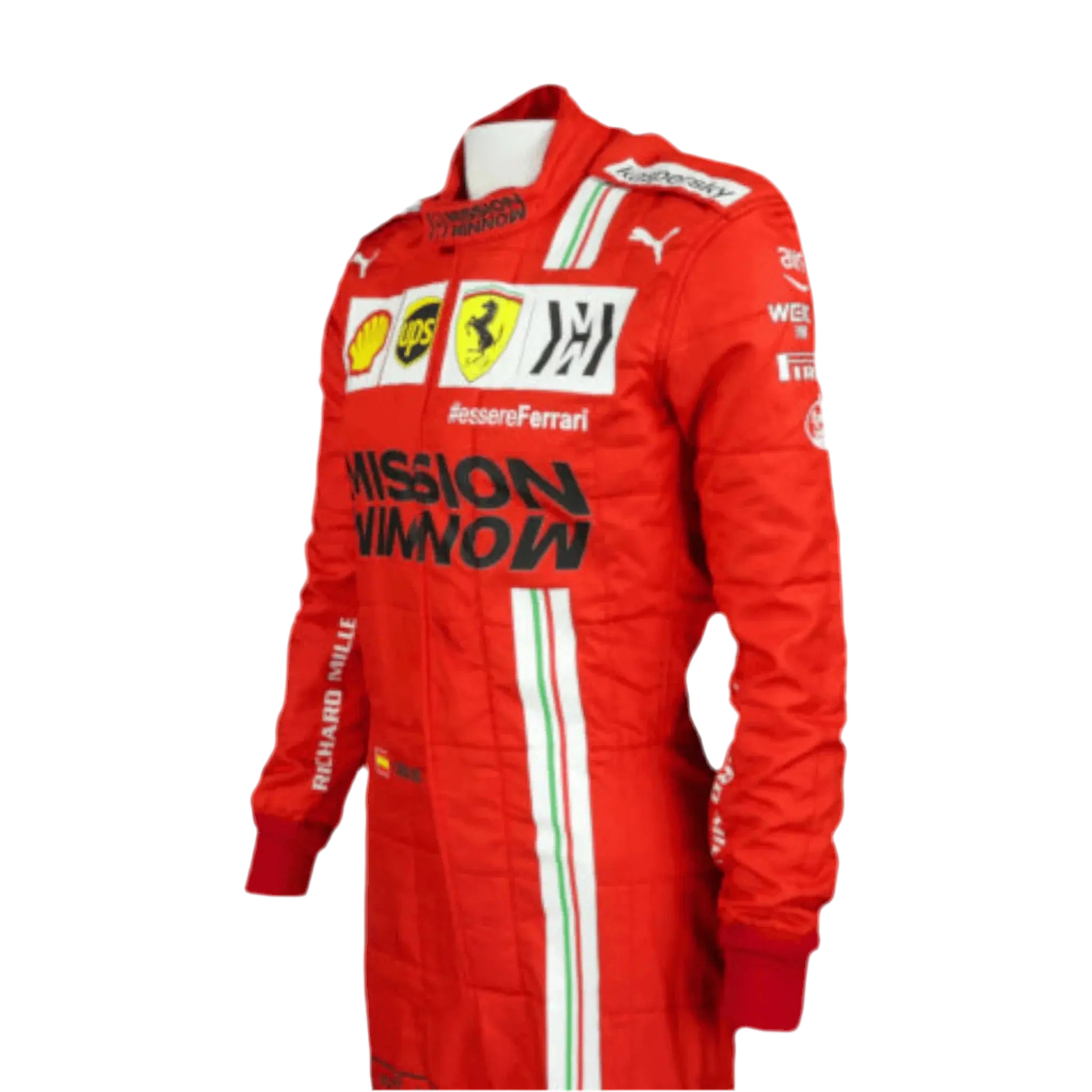 2021 Carlos Sainz Race Scuderia Ferrari F1 Suit - Speedxcrafts