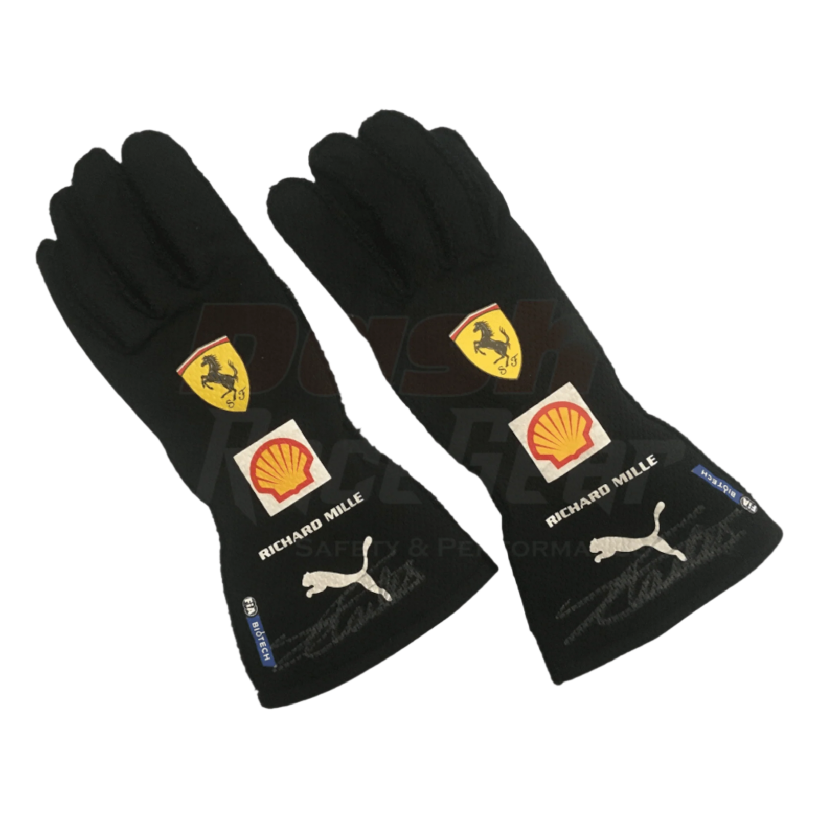 2021 Charles Leclerc Richard Mille Scuderia Ferrari Formula 1 Gloves - Speedxcrafts