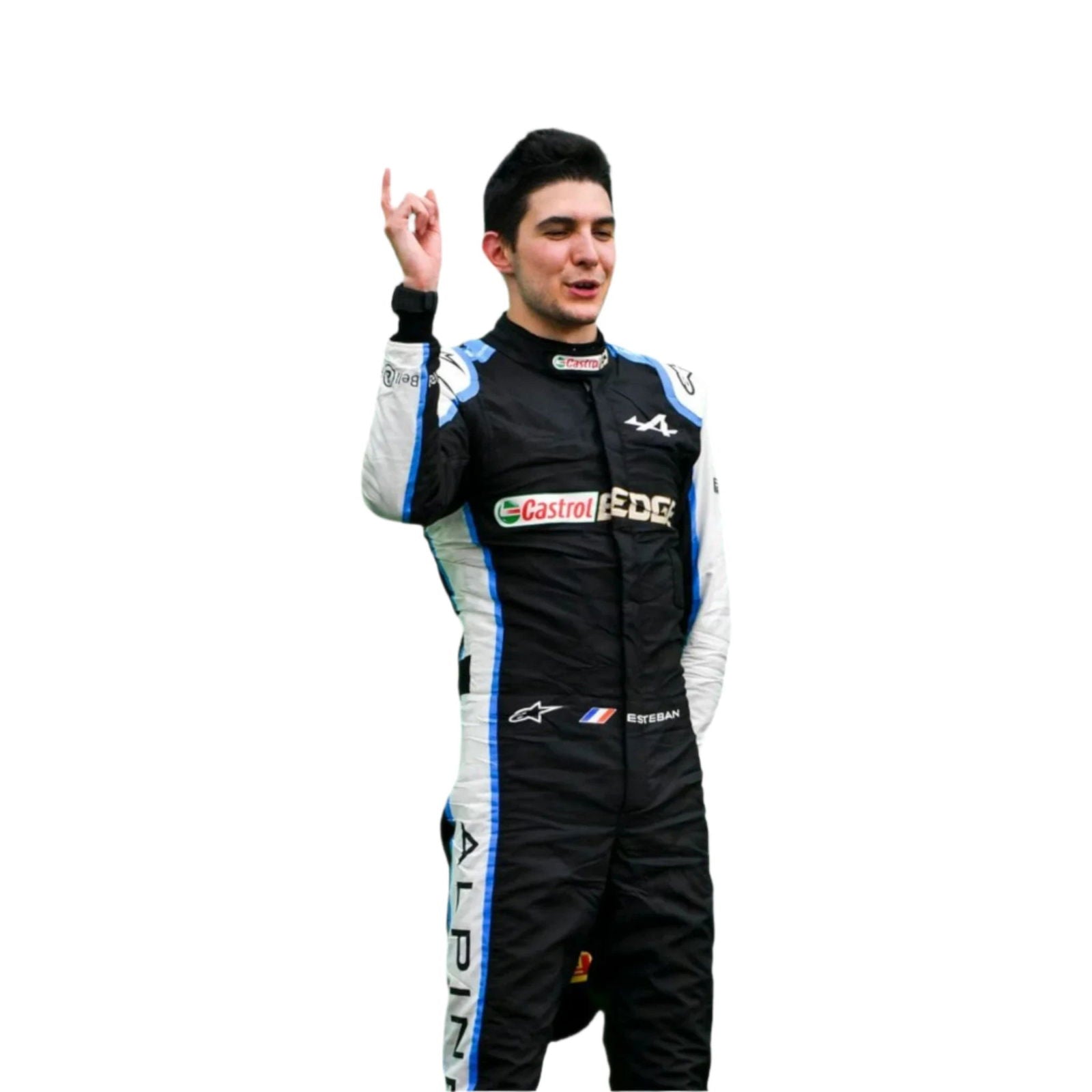 2021 Esteban Ocon Castrol Formula 1 Race Suit - Speedxcrafts