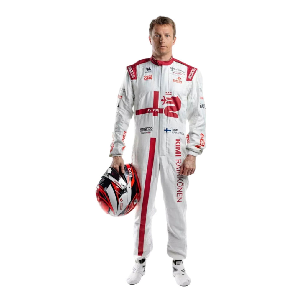 2021 Kimi Räikkönen Alfa Romeo F1 Team Race Suit - Speedxcrafts