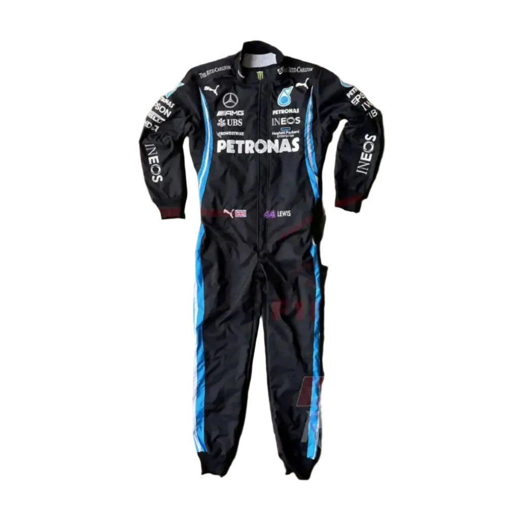 2021 Lewis Hamilton Mercedes Benz F1 Embroidered Race Suit