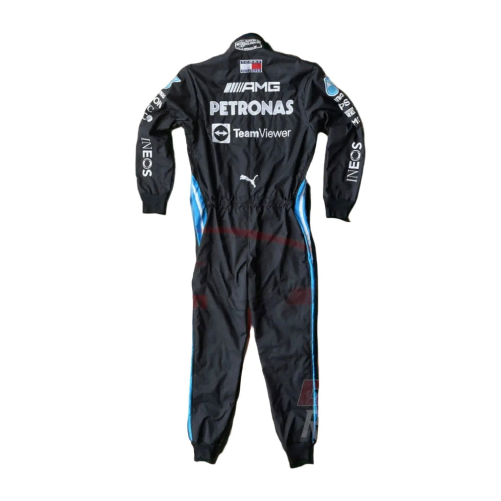 2021 Lewis Hamilton Mercedes Benz F1 Embroidered Race Suit