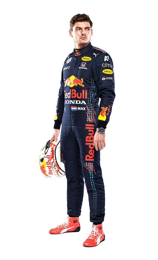 2021 Max Verstappen Red Bull Honda Racing Suit - Speedxcrafts