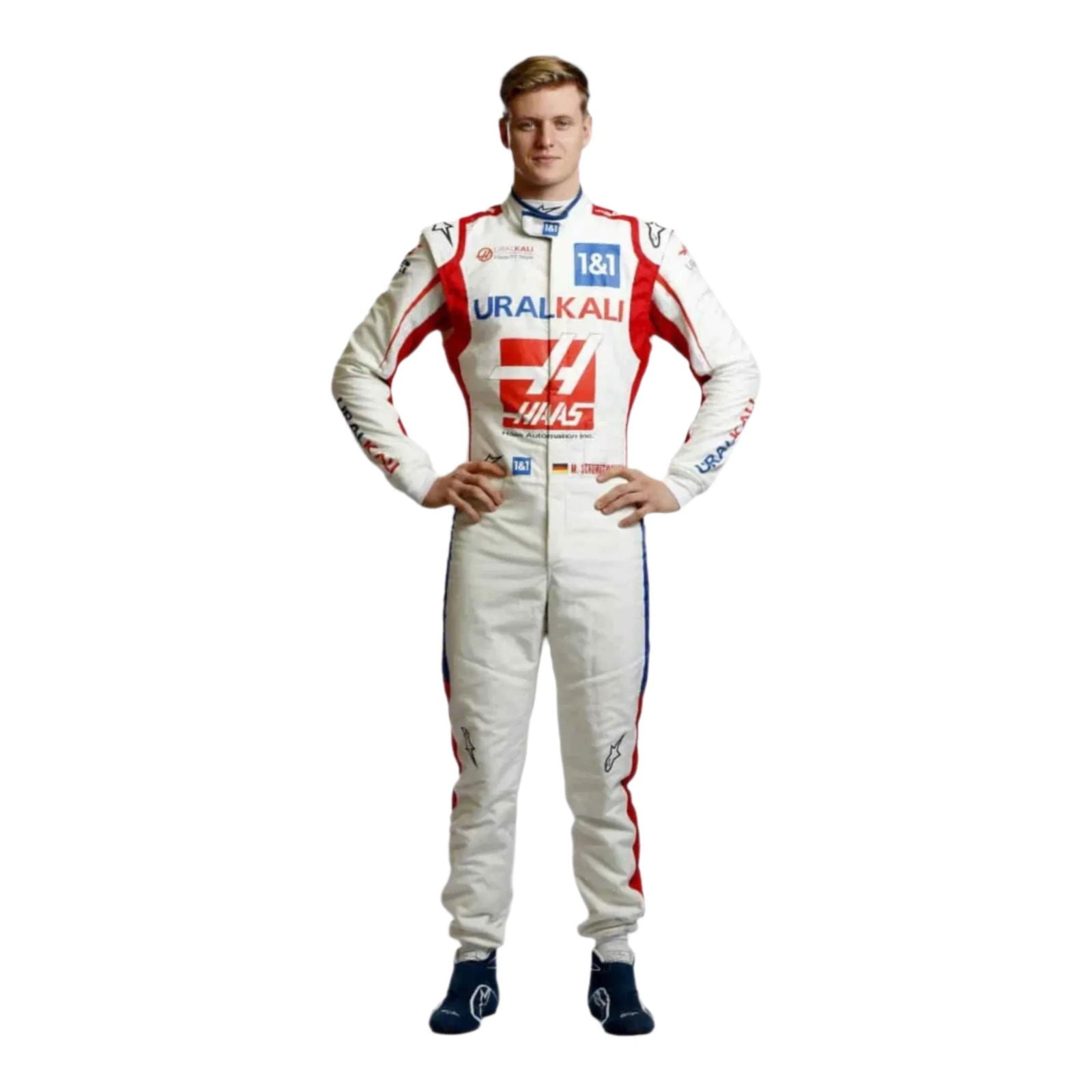 2021 Mick Schumacher Haas Formula 1 Race Suit - Speedxcrafts