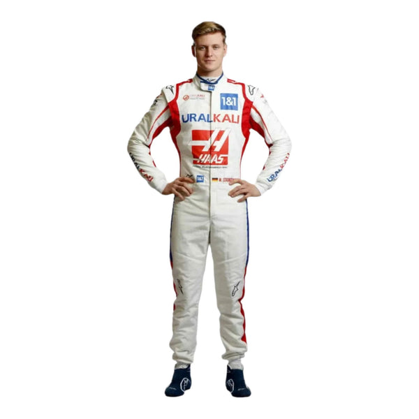 2021 Mick Schumacher Haas Formula 1 Race Suit - Speedxcrafts