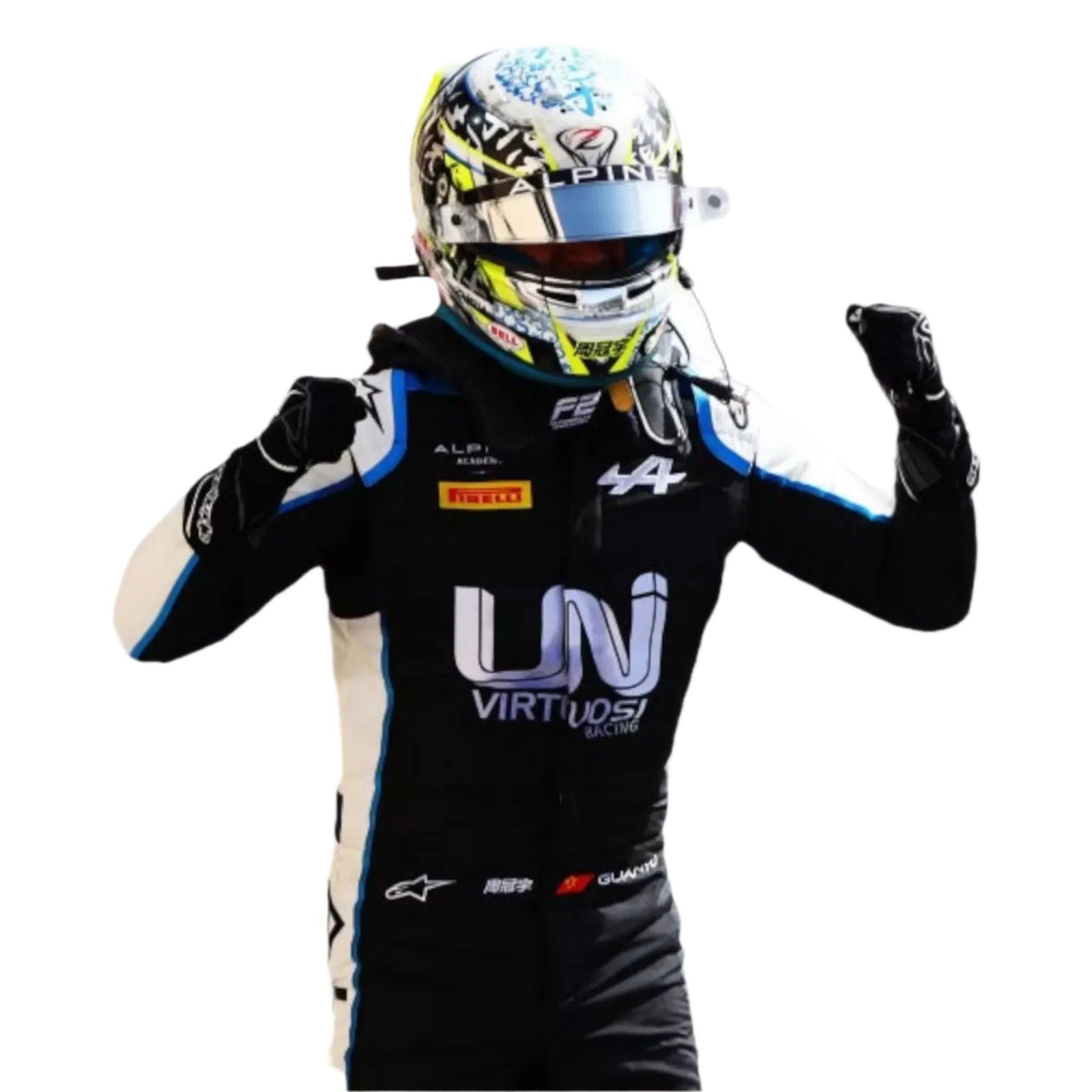 2021 Zhou Guanyu Formula 2 Race Suit - Speedxcrafts