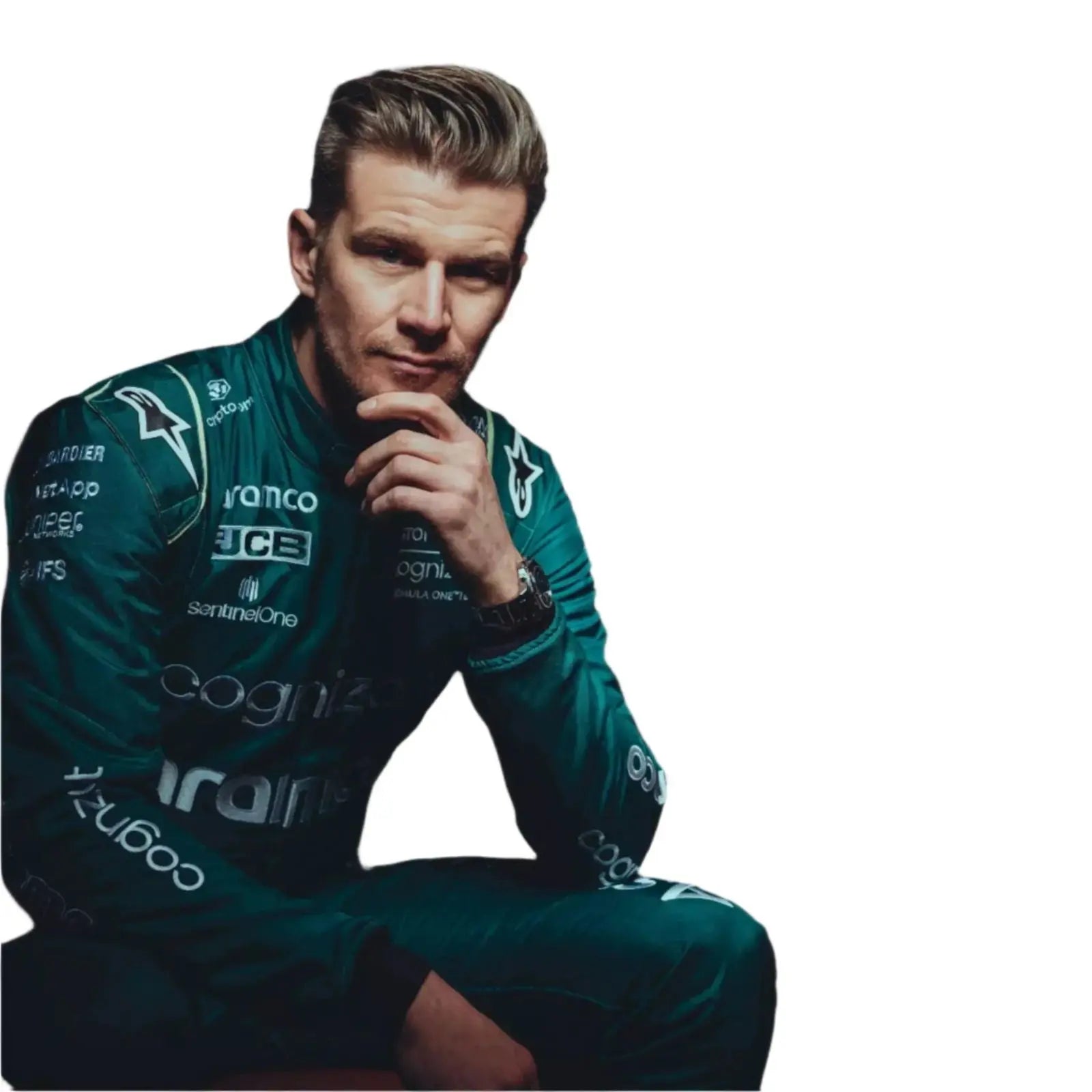 2022 Aston Martin Nico Hülkenberg F1 Race Suit | Saudi Arabian GP - Speedxcrafts