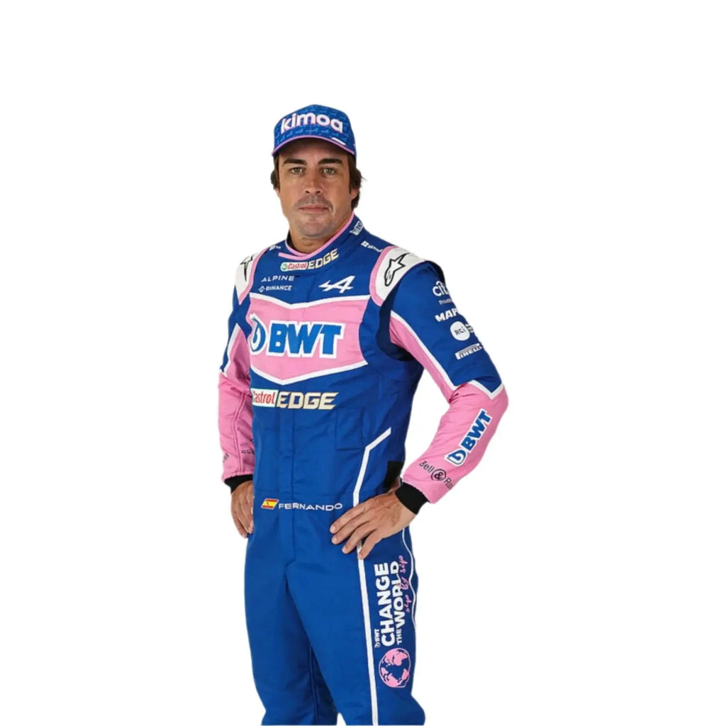 2022 FERNANDO ALONSO  ALPHINE F1 RACE SUIT - Speedxcrafts