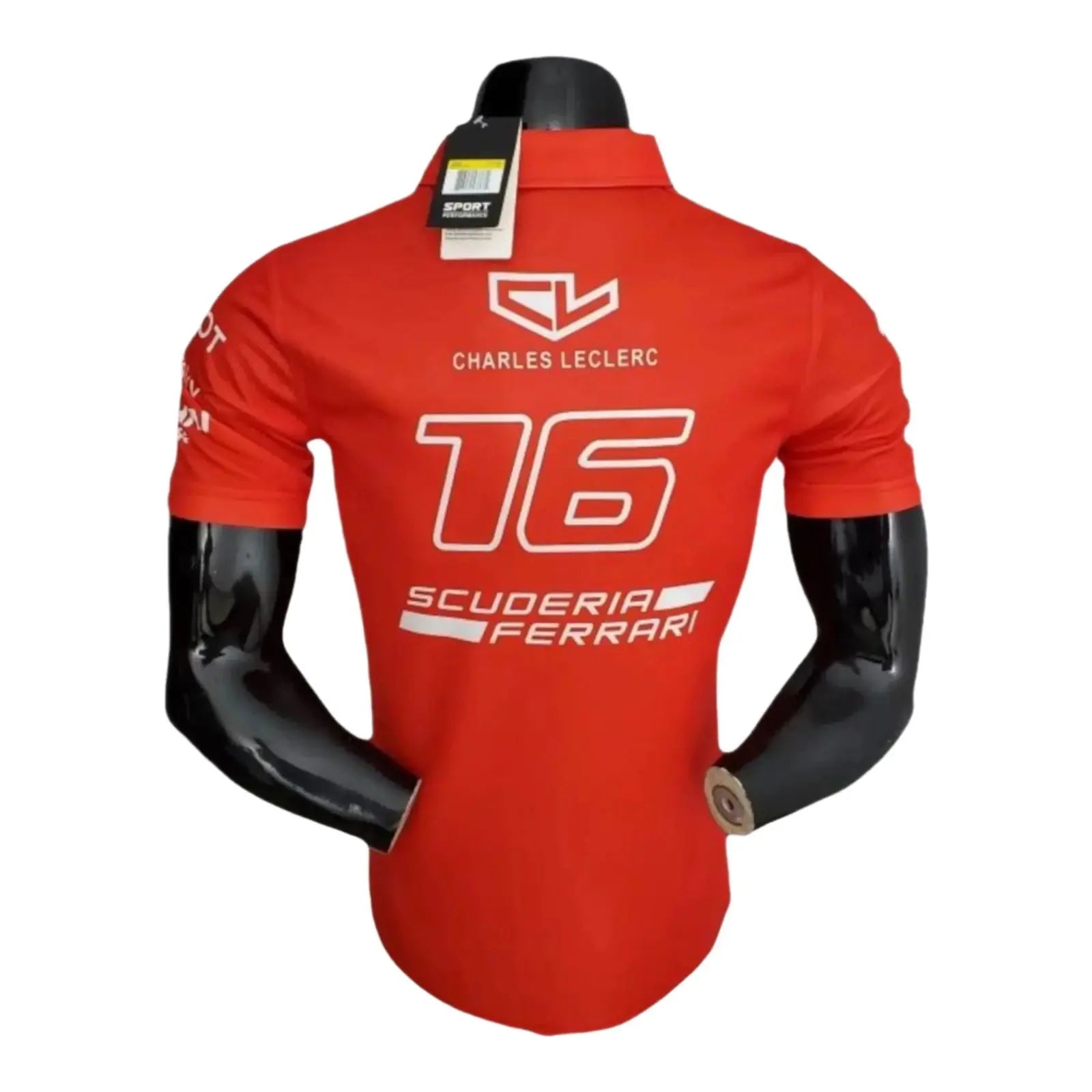 2022 Ferrari Charles Leclerc F1 Polo Shirt - Speedxcrafts