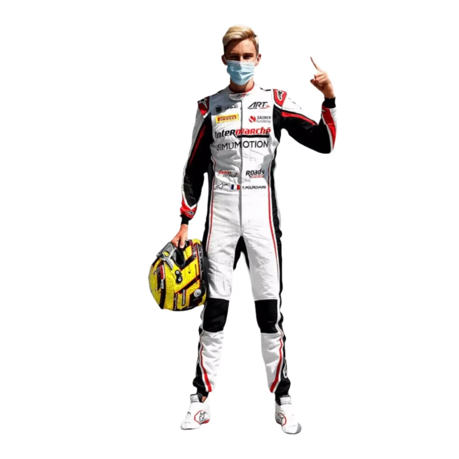 2022 Formula 2 Théo Pourchaire Suit - Speedxcrafts