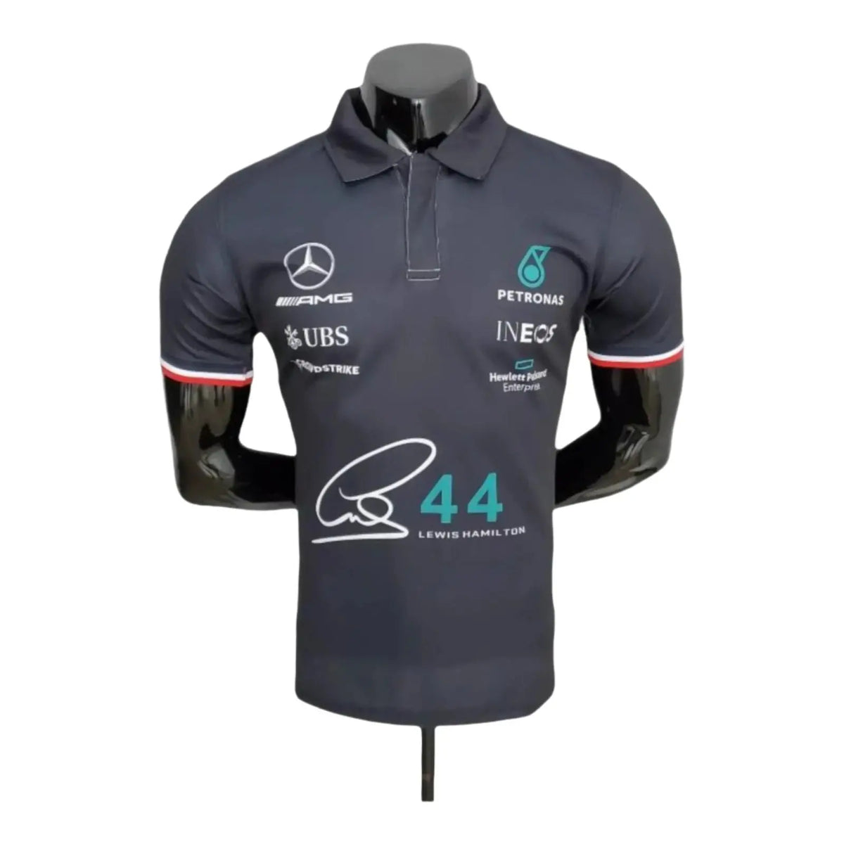 2022 Mercedes Lewis Hamilton F1 Polo Shirt