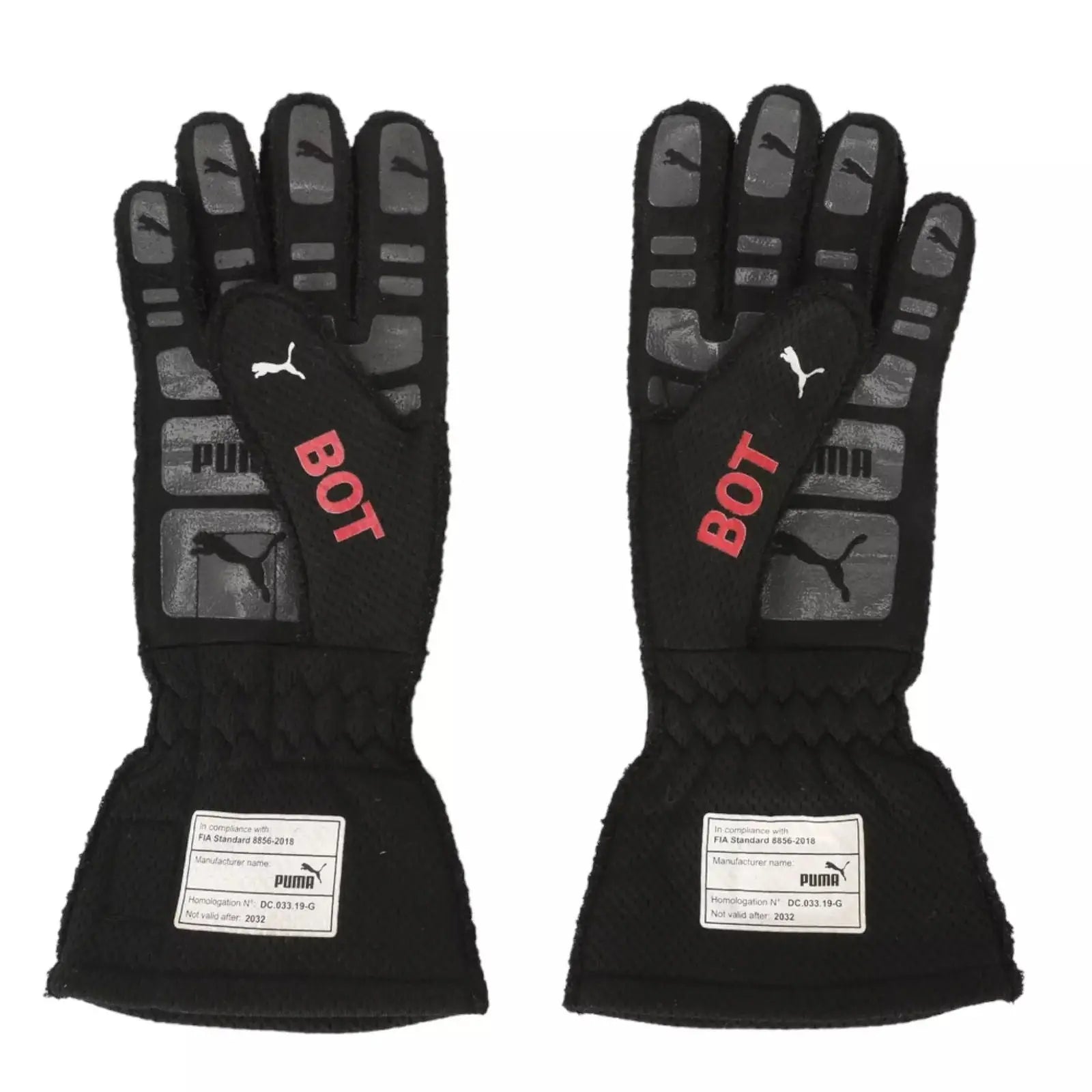 2022 VALTTERI BOTTAS F1 RACE GLOVES - BRITISH GP - Speedxcrafts