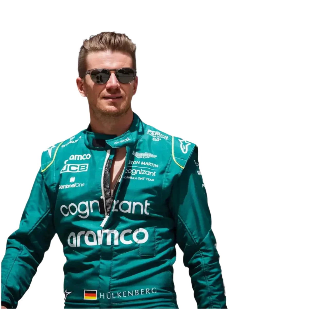 2022 Aston Martin Nico Hülkenberg F1 Race Suit | Saudi Arabian GP - Speedxcrafts