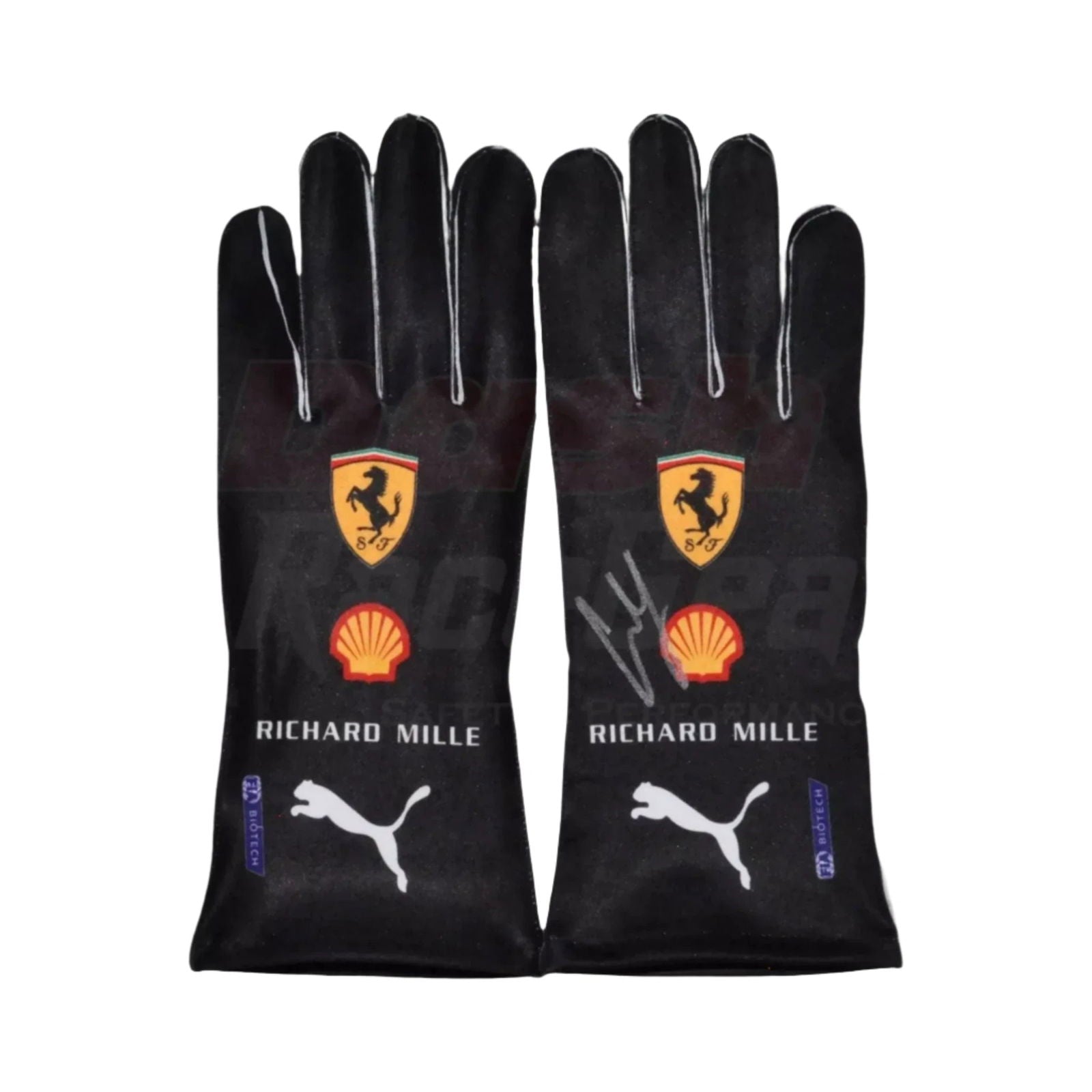 2022 CHARLES LECLERC FERRARI REPLICA F1 GLOVES - Speedxcrafts