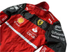 2022 Charles Leclerc Ferrari Embroidered F1 Racing Suit - Speedxcrafts