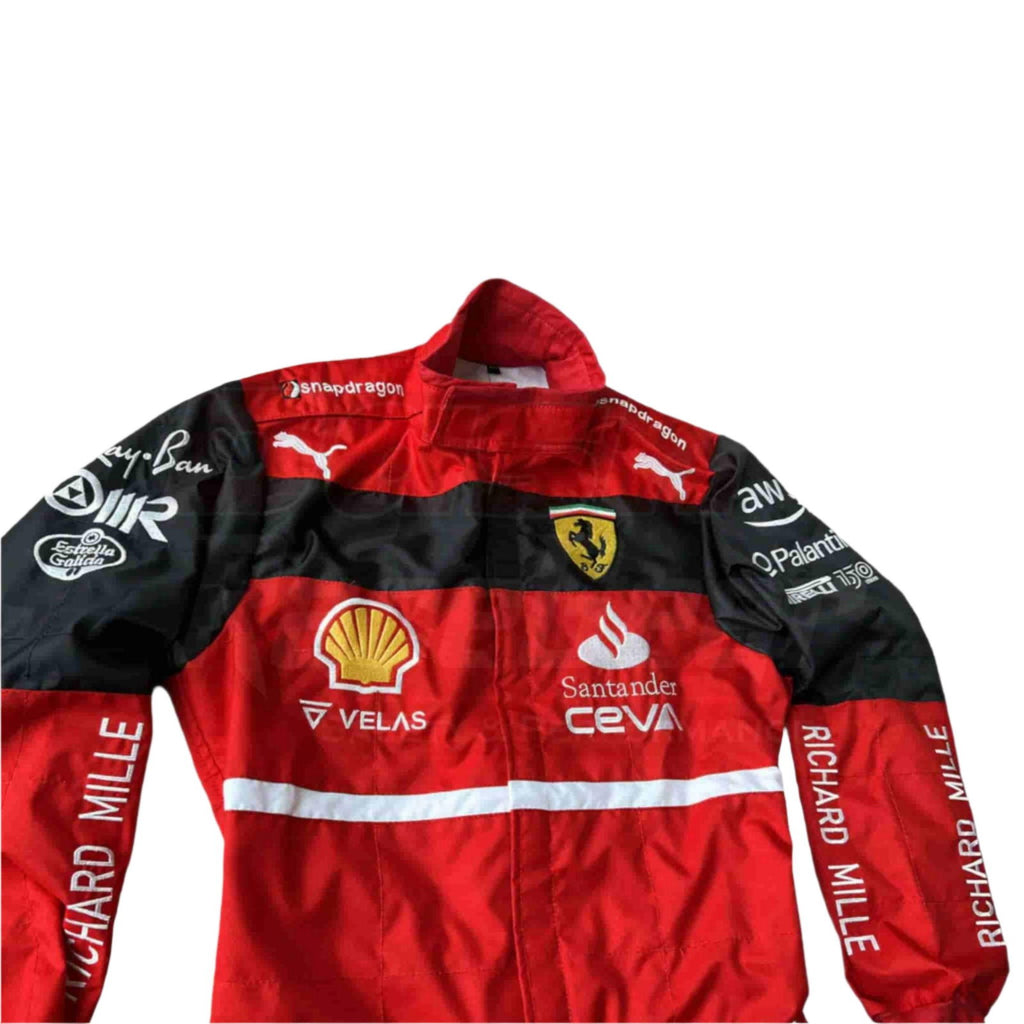 2022 Charles Leclerc Ferrari F1 Racing Suit - Speedxcrafts