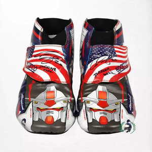 2022 Conor Daly Ed Carpenter Racing IndyCar Boots - Speedxcrafts